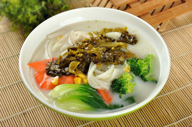 酸菜面主食面条食材海报素材