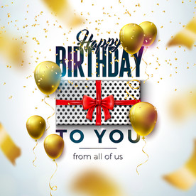 生日背景 生日派对 生日气球图