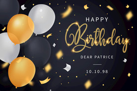 生日背景 生日派对 生日气球图