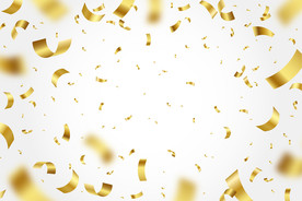 五彩纸屑 节日飘带 彩带