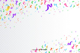 五彩纸屑 节日飘带 彩带