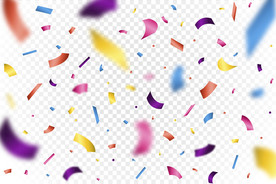 五彩纸屑 节日飘带 彩带