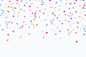 五彩纸屑 节日飘带 彩带