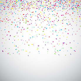 五彩纸屑 节日飘带 彩带