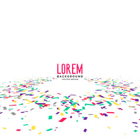 五彩纸屑 节日飘带 彩带