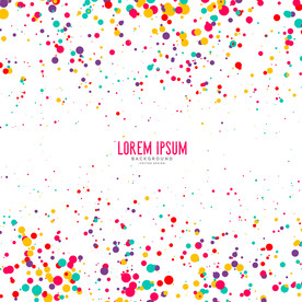 五彩纸屑 节日飘带 彩带