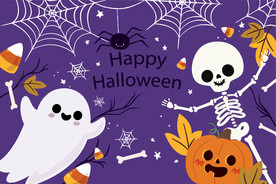 万圣节 鬼怪 蝙蝠