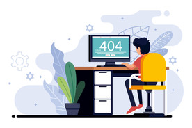 人物插图 扁平办公人物矢量插图