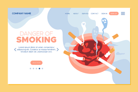 吸烟危险网页