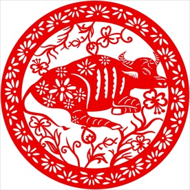 生肖牛剪纸
