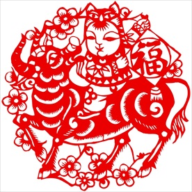 生肖牛剪纸