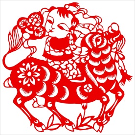 生肖牛剪纸