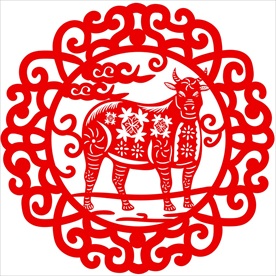 生肖牛剪纸