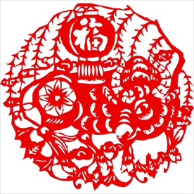 生肖牛剪纸