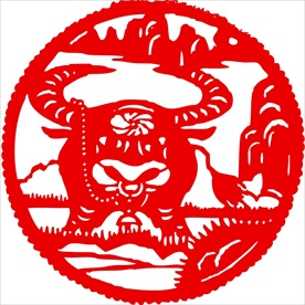 生肖牛剪纸