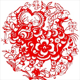 生肖牛剪纸