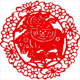 生肖牛剪纸