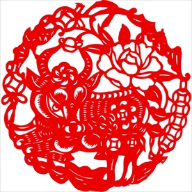 生肖牛剪纸