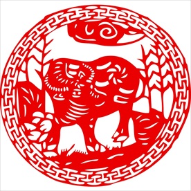 生肖牛剪纸