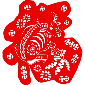 生肖牛剪纸