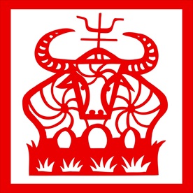 生肖牛剪纸