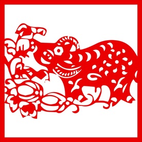 生肖牛剪纸