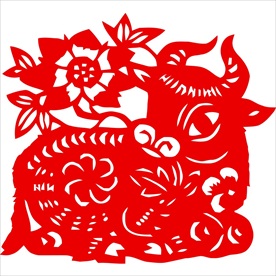 生肖牛剪纸