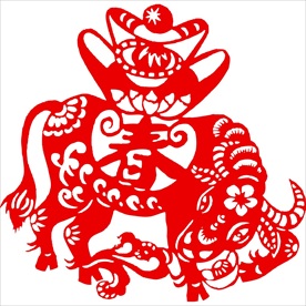 生肖牛剪纸