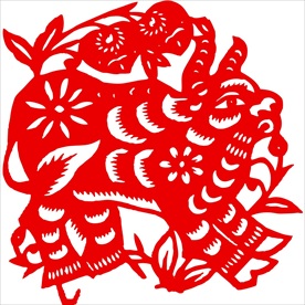 生肖牛剪纸