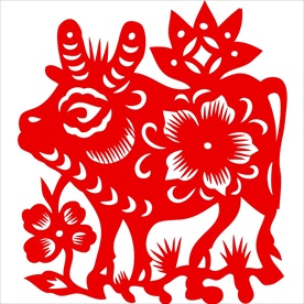 生肖牛剪纸