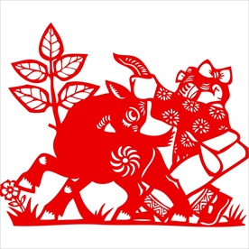 生肖牛剪纸