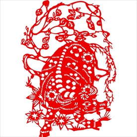 生肖牛剪纸