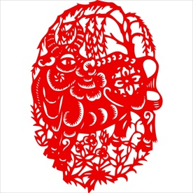 生肖牛剪纸