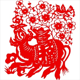 生肖牛剪纸
