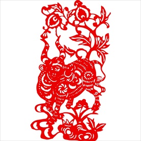 生肖牛剪纸