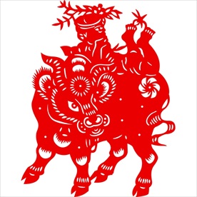 生肖牛剪纸