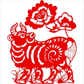 生肖牛剪纸