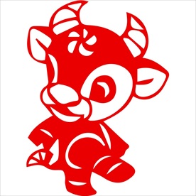 生肖牛剪纸