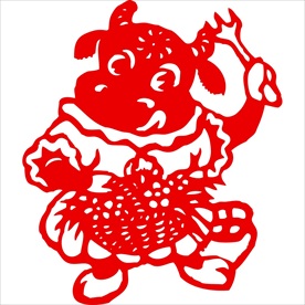 生肖牛剪纸