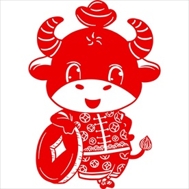 生肖牛剪纸