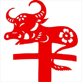 生肖牛剪纸