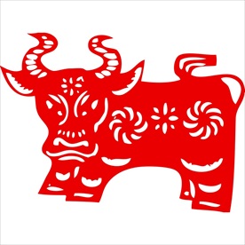 生肖牛剪纸