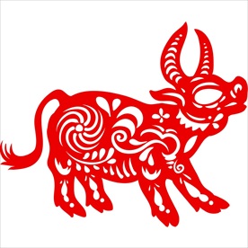 生肖牛剪纸