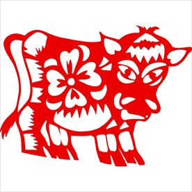 生肖牛剪纸