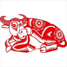 生肖牛剪纸