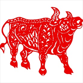 生肖牛剪纸