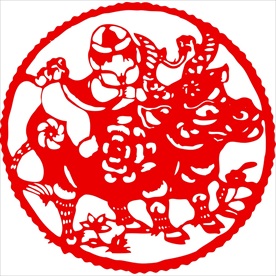 生肖牛剪纸