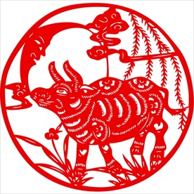 生肖牛剪纸