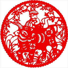 生肖牛剪纸