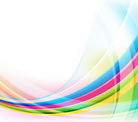 彩带彩色背景